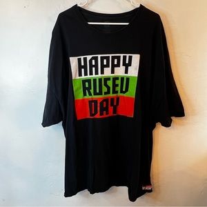 Pre-Loved (EUC) WWE Authentic Happy Rusev Day T-Shirt Size 5X